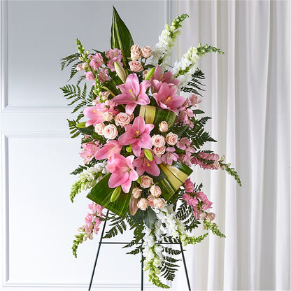 Elegant Embrace Standing Spray –  Olson Florist, Salem OR