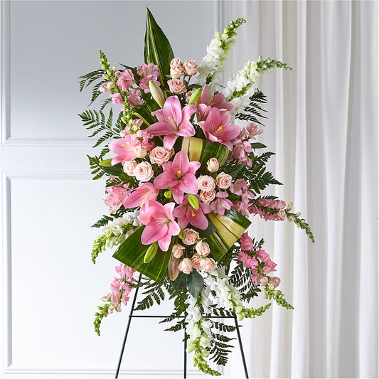 Elegant Embrace Standing Spray –  Olson Florist, Salem OR