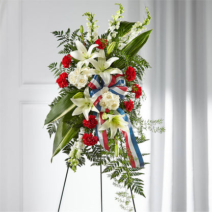 Stars of Life Standing Spray –  Olson Florist, Salem OR