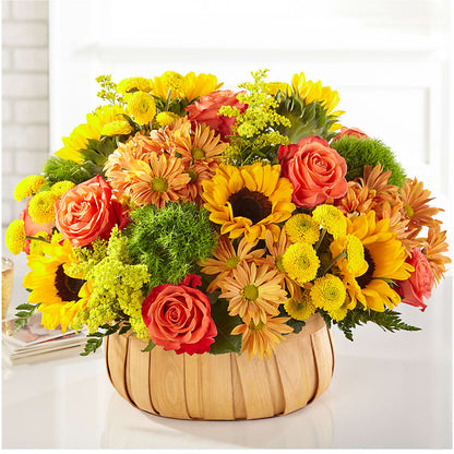 Harvest Sunflower Basket –  Olson Florist, Salem OR