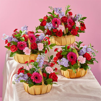 Pink Picnic Basket –  Olson Florist, Salem OR