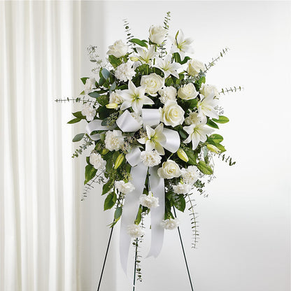 With Care Standing Spray –  Olson Florist, Salem OR