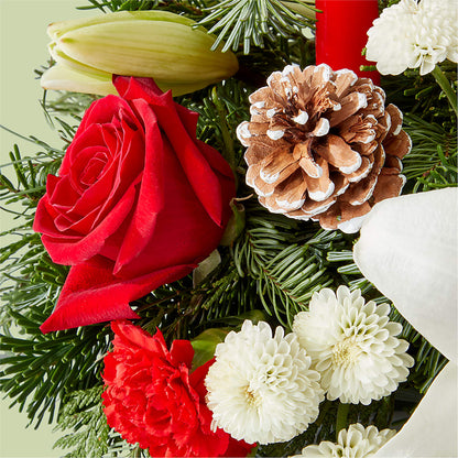 Seasonal Festivities Centerpiece –  Olson Florist, Salem OR
