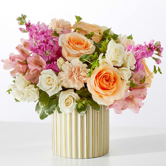 Paradise Bouquet with Ivory Vase –  Olson Florist, Salem OR